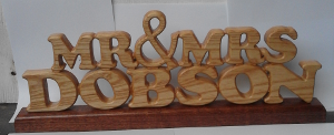 CNC Carved Letters